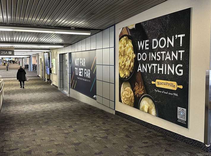 North and South Concourses - 2 Tension Fabric Displays