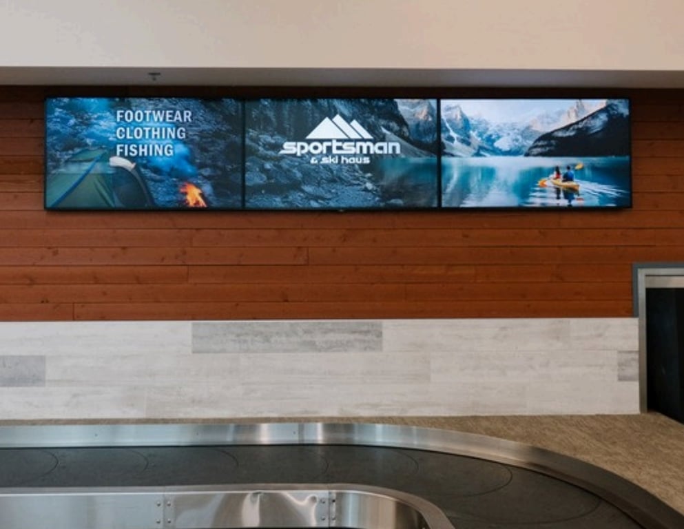 Digital at Baggage Claim, Glacier Park International Airport