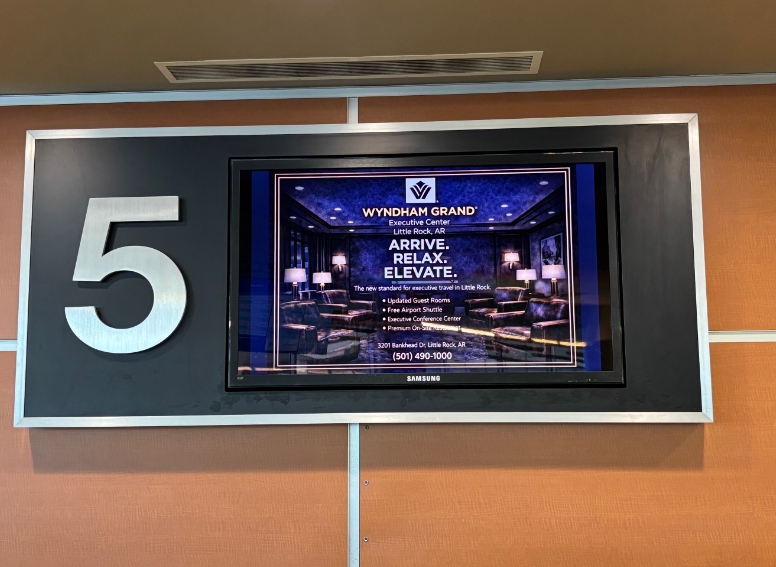 Digital at Baggage Claim, Bill and Hillary Clinton National Airport