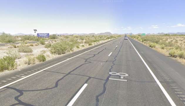 Location photo for I-8 N/S @ MP 118.75 Gila Bend (Prev 9402X), W/F