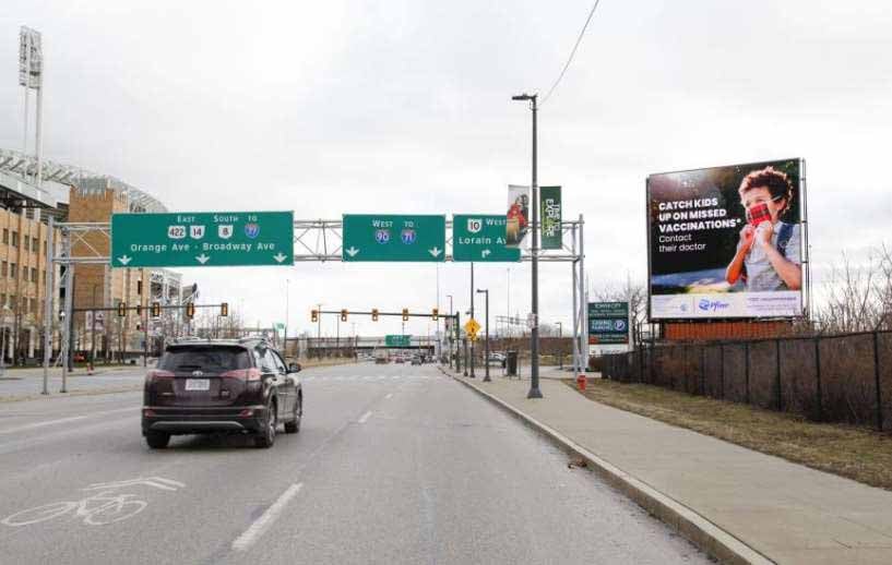 Location photo for US-422 near Ontario St & Carnegie Av, Downtown (Cleveland)