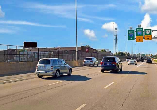 US-23 (N High St) N/O I-270 Hwy W/S F/NW Media