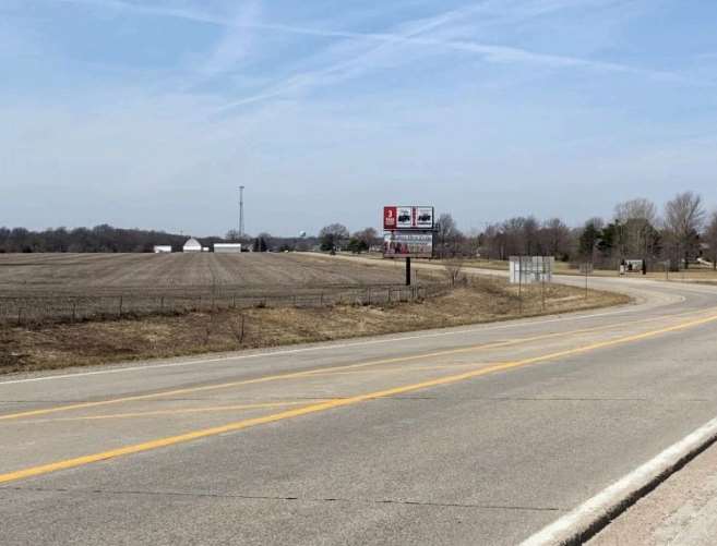 Bus US Hwy 34 50 ft e/o Nutmeg Ave S/S, Top, E/ Media