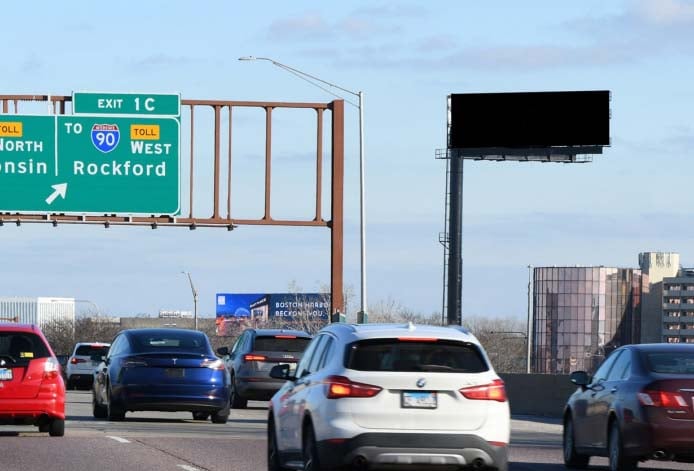 Kennedy Expy (I-90) W/O River Road S/L F/W