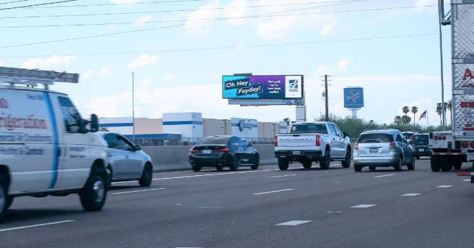 I-17 S/O Indian School Rd WS, S/F Media