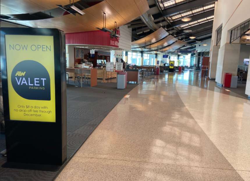 Concourse Double Sided Digital Kiosk