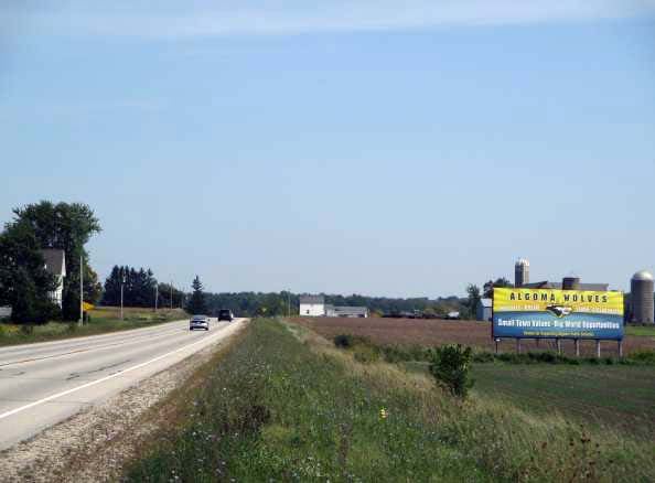 STH 54, .3 mi e/o CTH E S/S, W/F Media