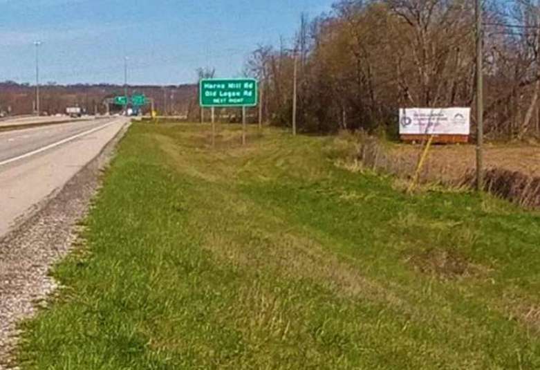 US 33, 1.75 Mi. N/W of Main St. at Sugar Grove RH/NB Media