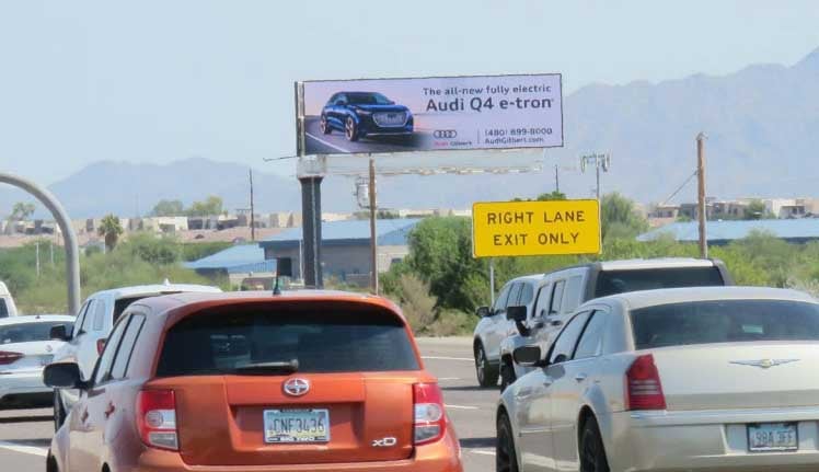 202 San Tan Freeway 750' w/o McQueen Rd. F/W / 85249 Media