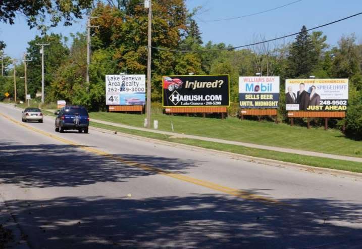 Wells St - 0.5 mi N/O Bloomfield Rd S/O Lake Geneva Media