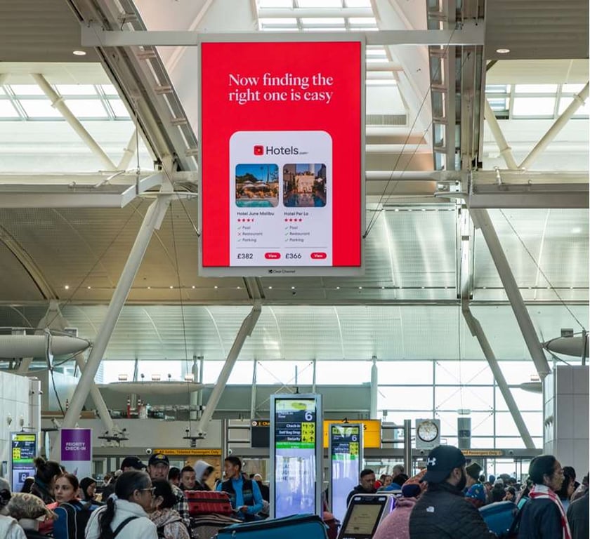 Terminal 4 Iconic Digital Sky Banners - Package of 3