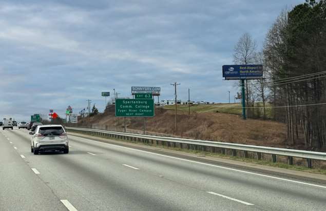 I 85 W/S, 2913 ft N/O 290 Highway, NE/F Media