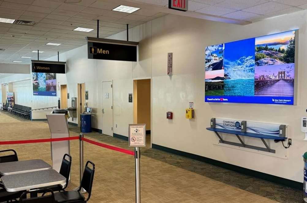 Concourse Level - Lit Tension Fabric Display