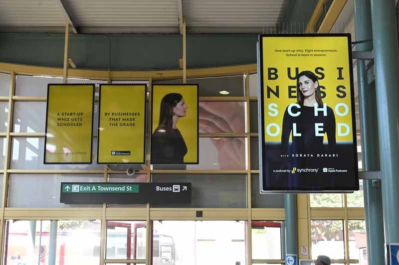 Billboard near Chase Center Events