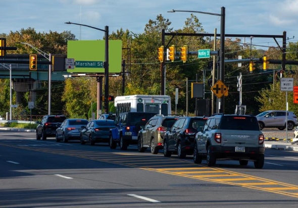 NW corner of Markley and Marshall Sts, Norristown NS FE Media