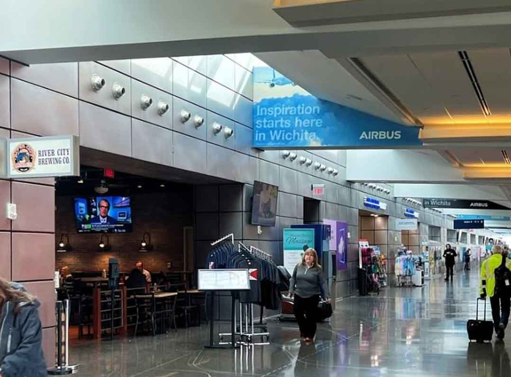 Static at Concourse, Wichita Dwight D. Eisenhower National Airport