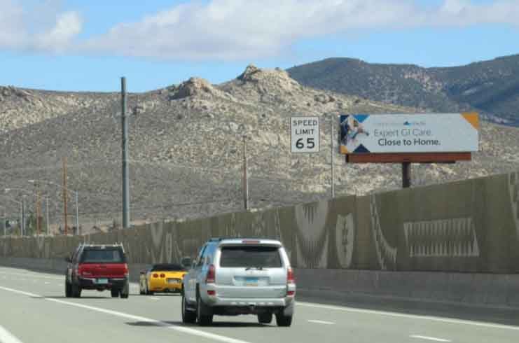 I 580 SS .75mi E/O US 395 F/W Media