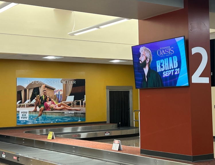 Digital at Baggage Claim, Phoenix–Mesa Gateway Airport