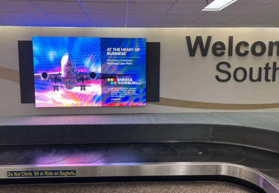 Baggage Claim - Single Digital Screen