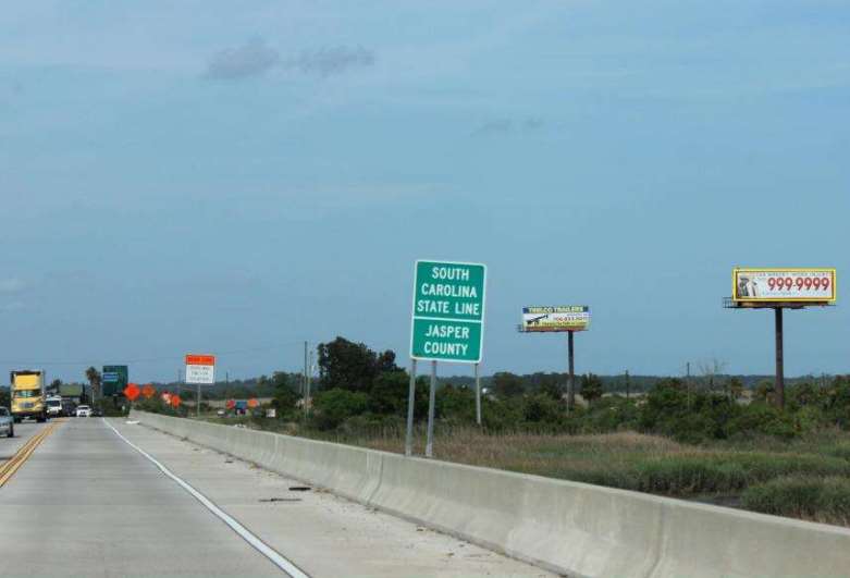Location photo for Speedway Blvd near South Carolina Welcome Sign (Hardeeville)