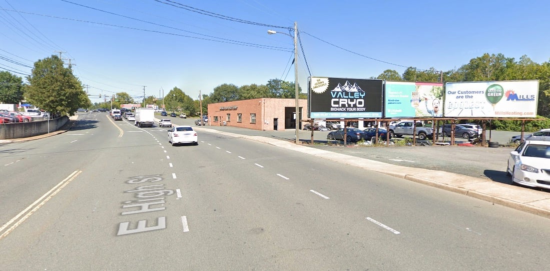 S/S 1521 E HIGH ST, F/W CHARLOTTESVILLE -Far Left Panel Media