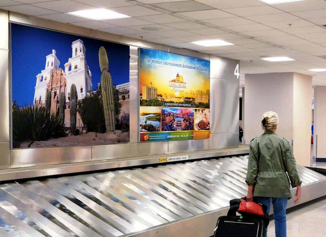 Baggage Claim - Single Tension Fabric Display