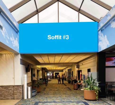 Hallway - Single Soffit Display