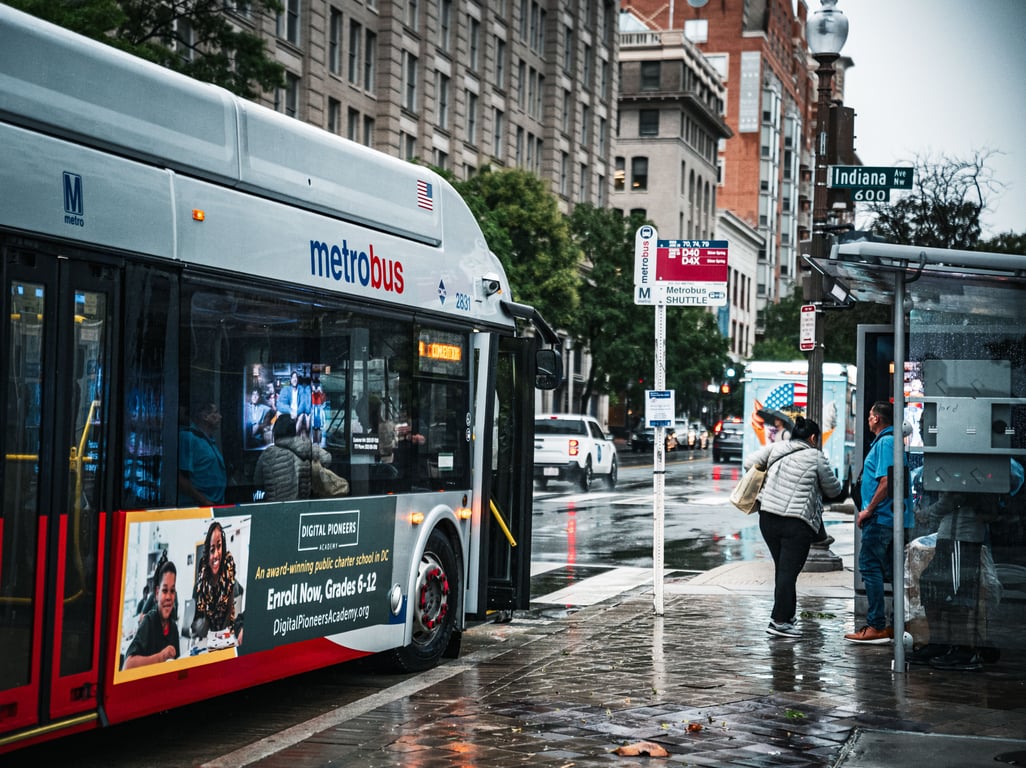 Bus advertising in out-of-home (OOH) advertising