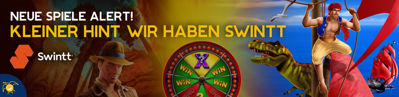 Mit Swintt auf Erfolgskurs – Neue Spiele bei Jokerstar!