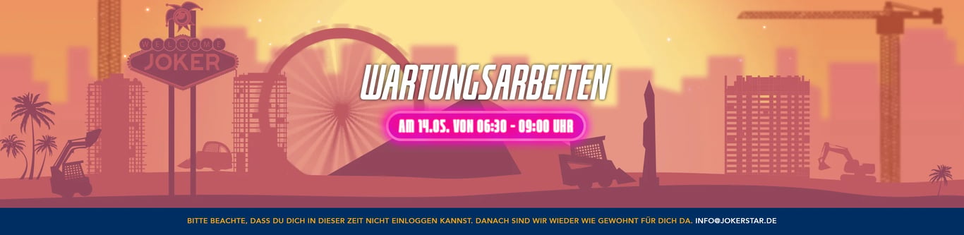 Wartungsarbeiten am 14.05.2024