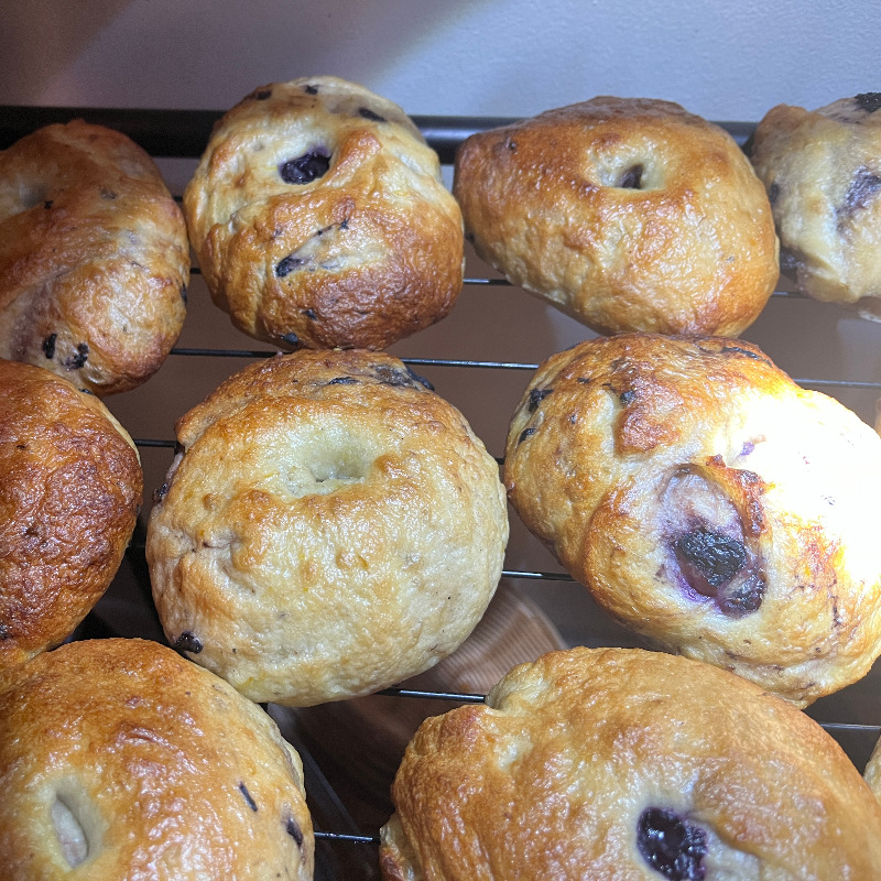 Photo of Sourdough Bagels - Blueberry Lemon - pack of 6
