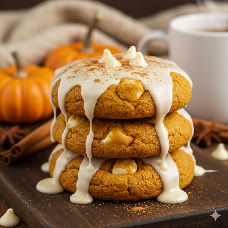 Photo of Pumpkin White Chocolate Cookies
