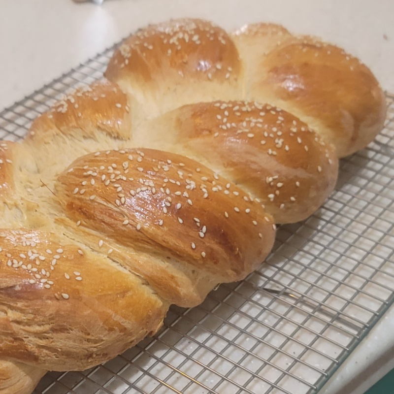 Photo of Braided Sesame Loaf