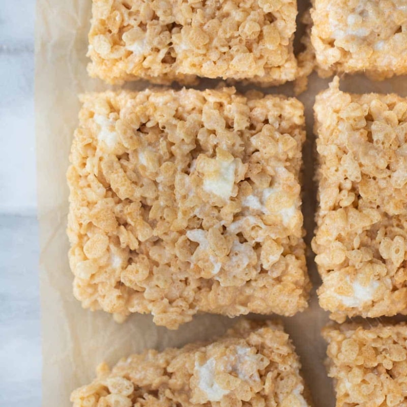 Photo of Brown Butter Rice Cereal Treats