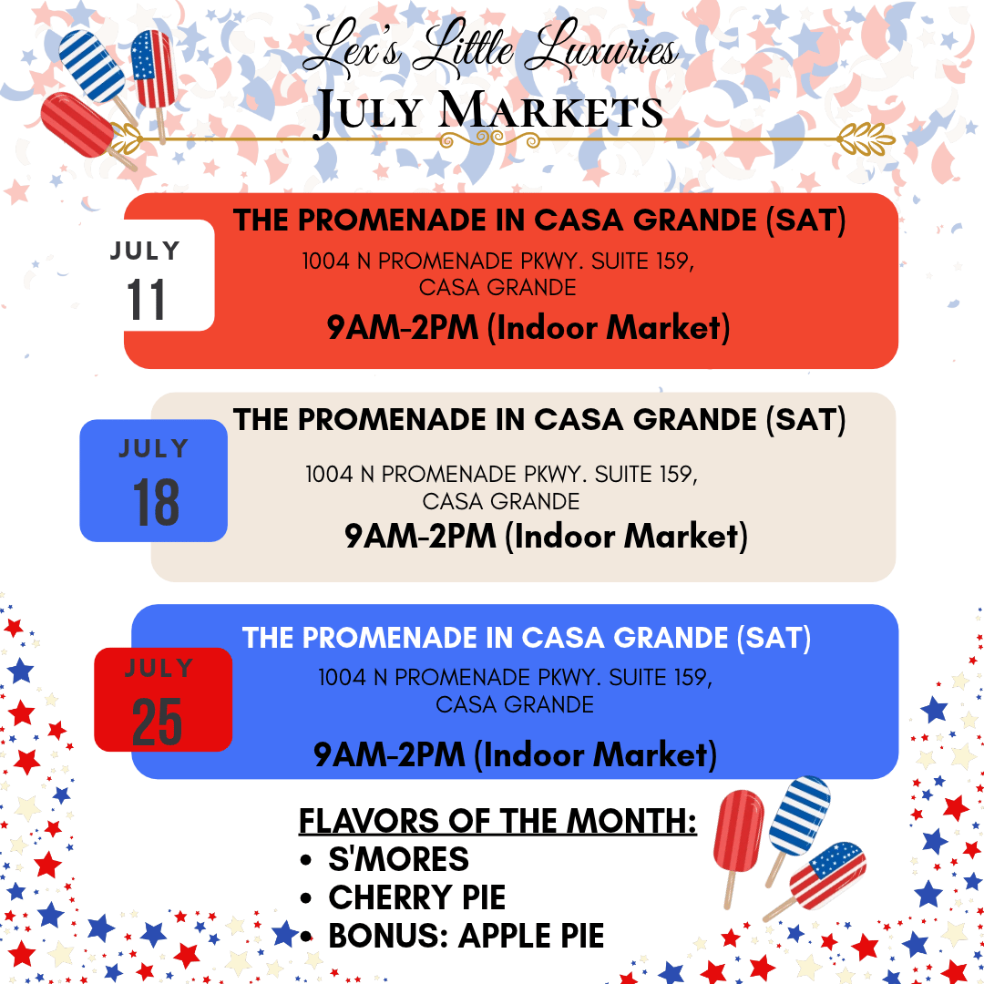 July Market Schedule