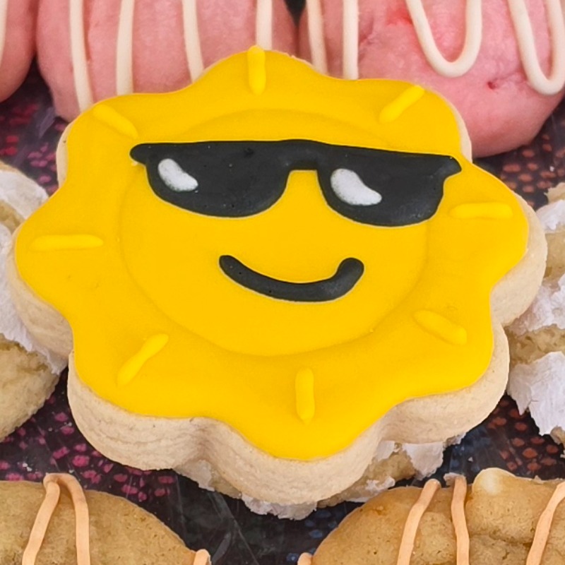 Photo of Decorated Sugar Cookie - Single Sun