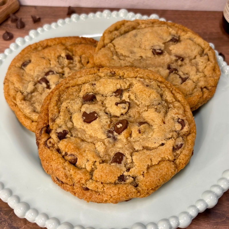 Photo of Classic Chocolate Chip cookies on a plate