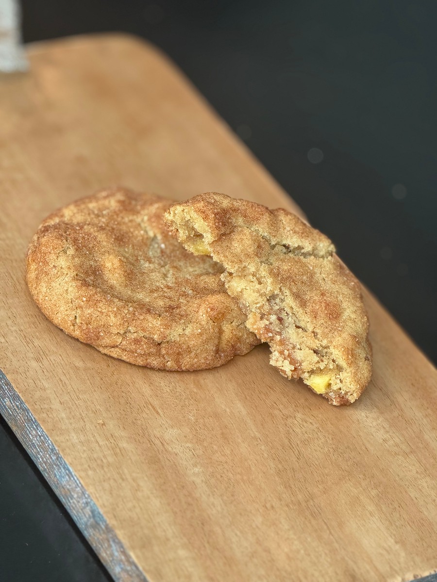 Caramel Apple Snickerdoodle Cookie