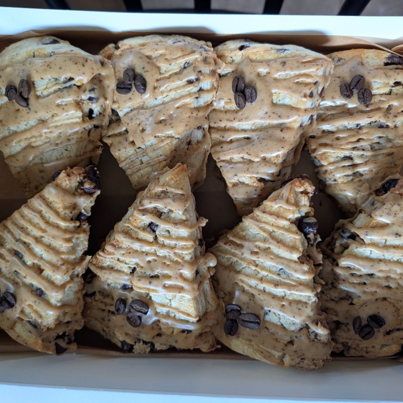 Photo of FULL BATCH Espresso Chocolate Chunk Scones