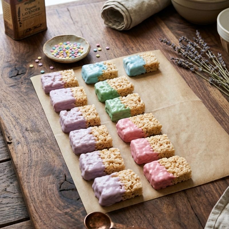 Photo of Chocolate Dipped Rice Krispie Treats