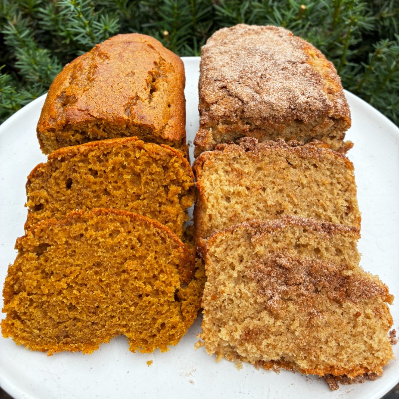 Apple Cider Donut and Pumpkin Bread Mini Dup