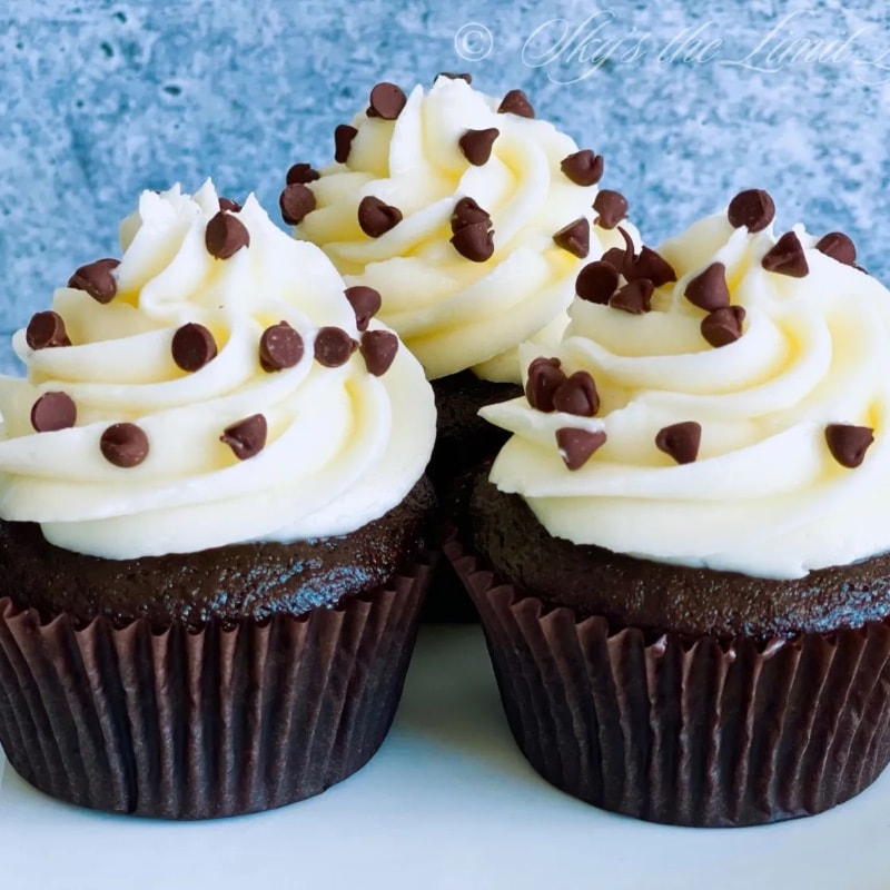 Photo of NEW! Black Bottom Cupcakes (dozen)