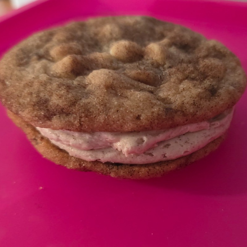 Churro bliss sandwich cookies