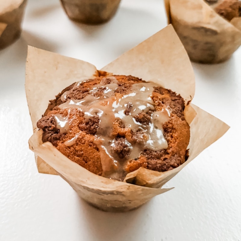 Sourdough Coffee Cake Muffins - The Mother Loaf