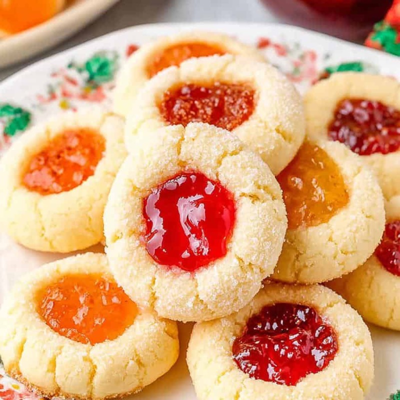 Photo of Jam Thumbprint Cookies