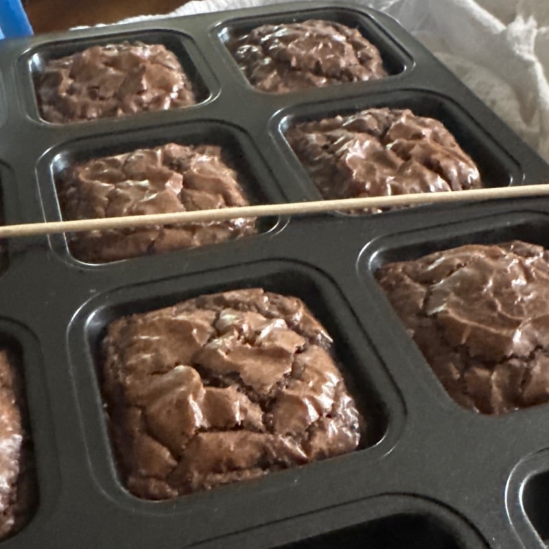 Photo of Dark Chocolate Fudge Brownies