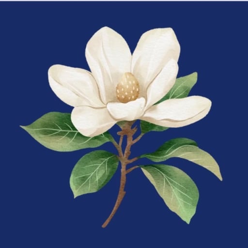 White Magnolia Bread & Bakery Co. logo