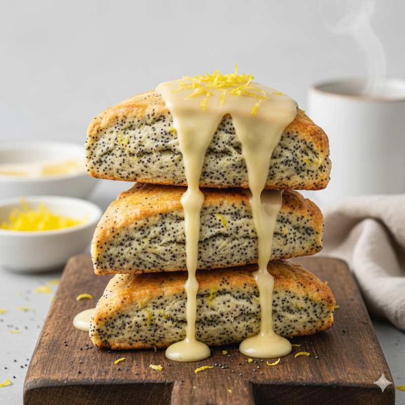 Photo of Lemon Poppy Seed Scones