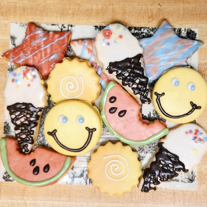 Photo of Iced Shortbread Cookies