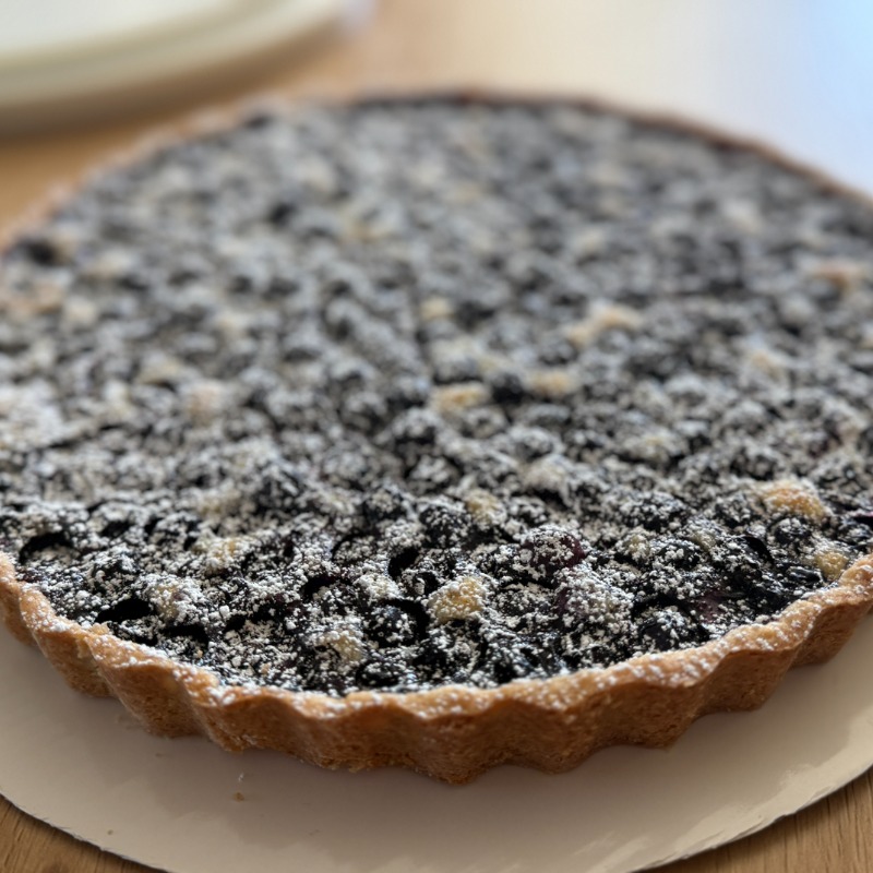 11" Almond Frangipane Tart with Blueberries